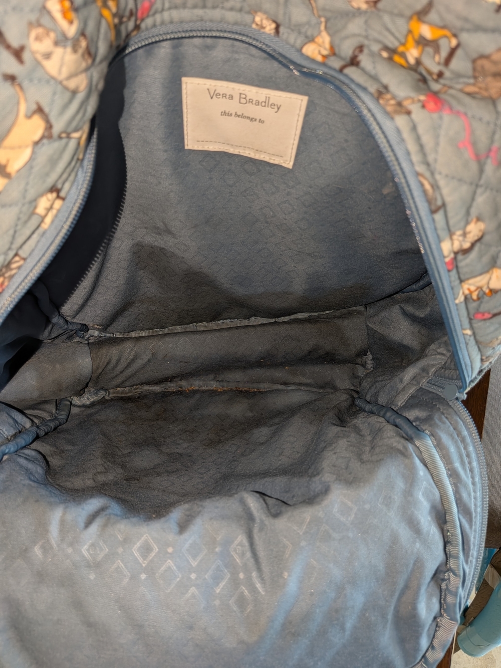 Vera Bradley Cat print Backpack - Picture 4 of 8